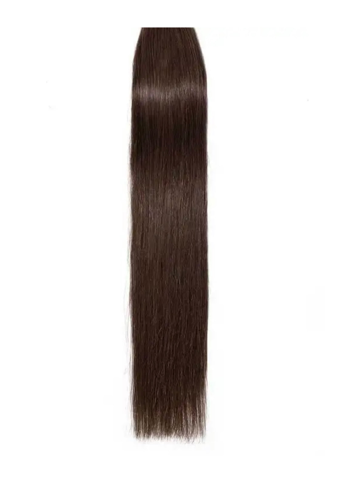 3 Piece 60cm Full Head Clip-on Hair Extensions Dark Chocolate